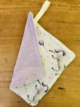 Load image into Gallery viewer, Pacifier cloth unicorn hydrophilic