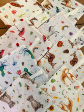 Lade das Bild in den Galerie-Viewer, Schnuffeltuch Flamingo Mullstoff