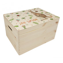 Load image into Gallery viewer, Memory box monkey with personalized name and birth date