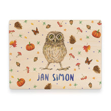 Lade das Bild in den Galerie-Viewer, Erinnerungsbox Eule mit Namen