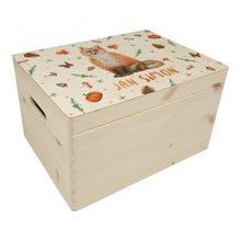 Lade das Bild in den Galerie-Viewer, Erinnerungsbox Fuchs mit Namen