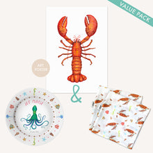 Afbeelding in Gallery-weergave laden, Kraamcadeau set zeedieren - Small