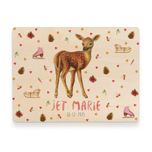 Load image into Gallery viewer, Memory box squirrel with personalized name and birth date