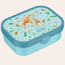 Afbeelding in Gallery-weergave laden, Broodtrommel giraf met naam