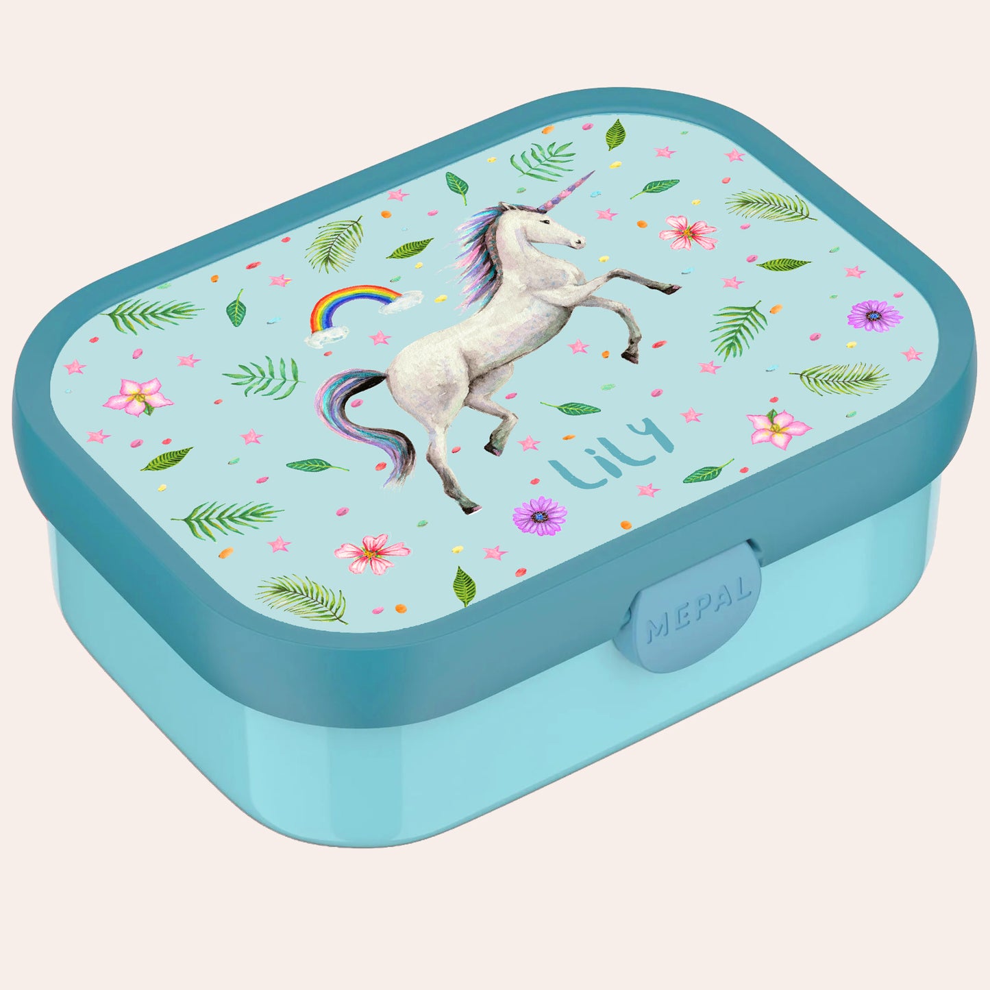 Broodtrommel unicorn met naam