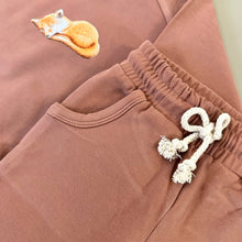 Afbeelding in Gallery-weergave laden, Baby joggingpak vosje - rust oudroze