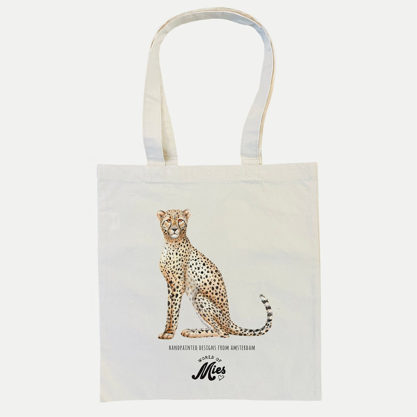 Canvas tote bag cheetah