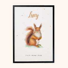 Afbeelding in Gallery-weergave laden, Poster eekhoorn - Art print
