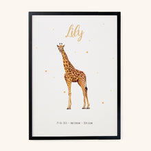 Load image into Gallery viewer, Poster giraffe