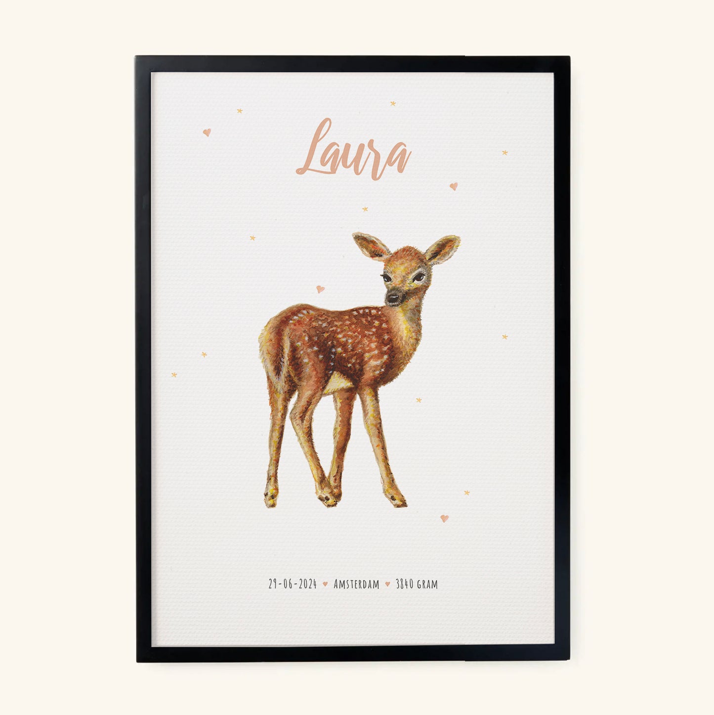 Poster hertje - Art print