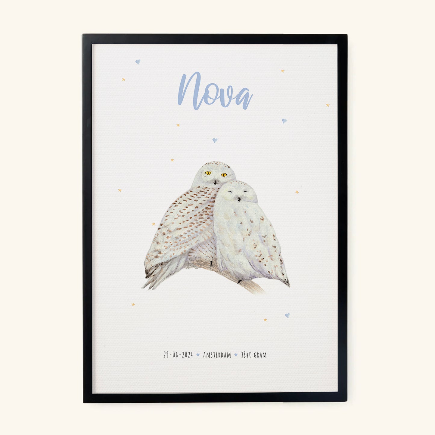 Poster Schneeeule