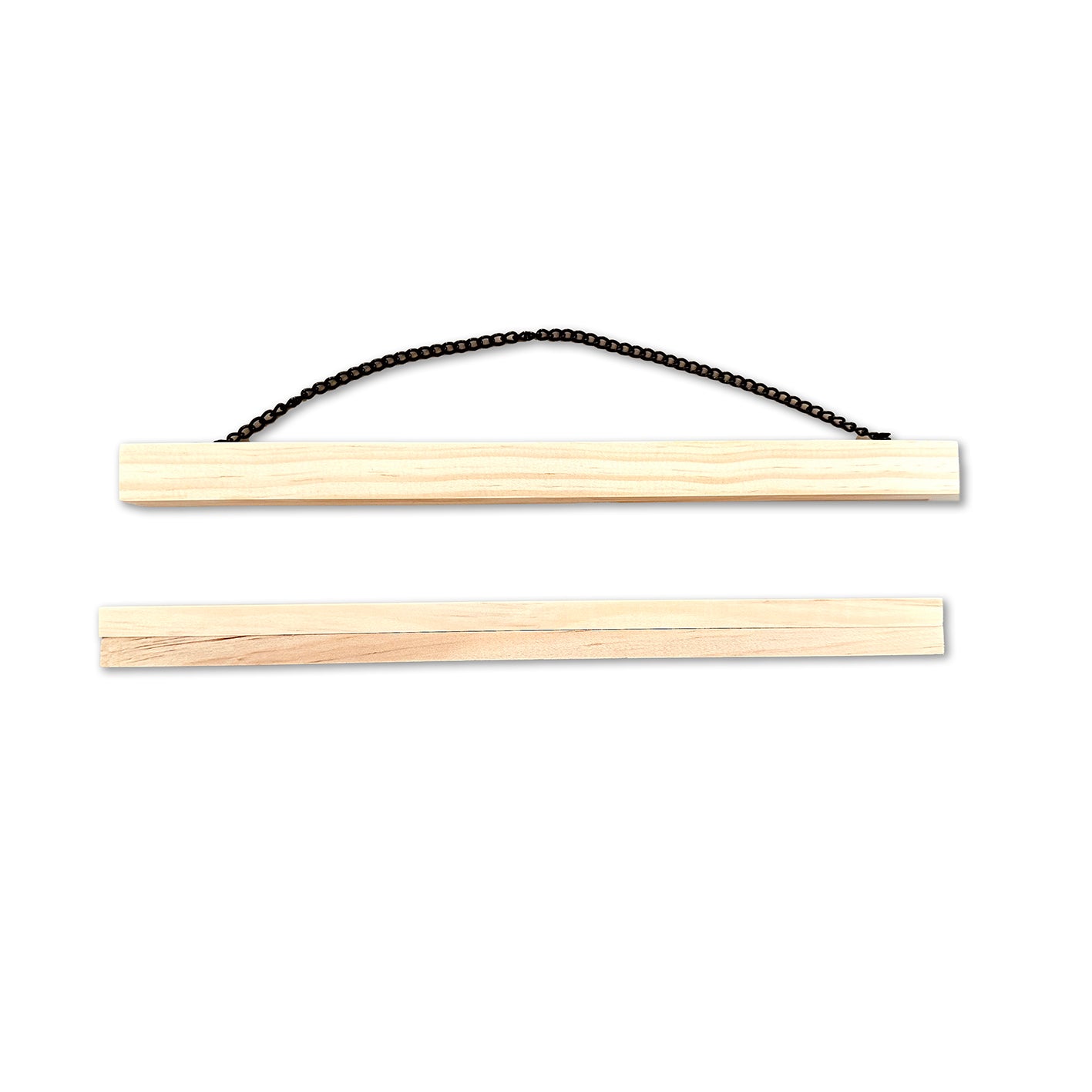 A3 poster clamps, light wood
