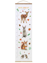 Load image into Gallery viewer, Personalised growth chart forest animals with name