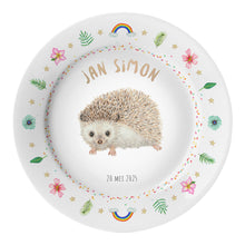 Afbeelding in Gallery-weergave laden, Kinderbordje egel met naam