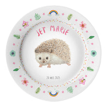 Afbeelding in Gallery-weergave laden, Kinderbordje egel met naam