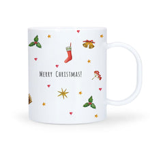 Afbeelding in Gallery-weergave laden, Kerstservies rendier met naam kunststof