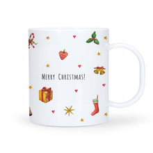 Load image into Gallery viewer, Kids personalized Christmas dinner name plate deer