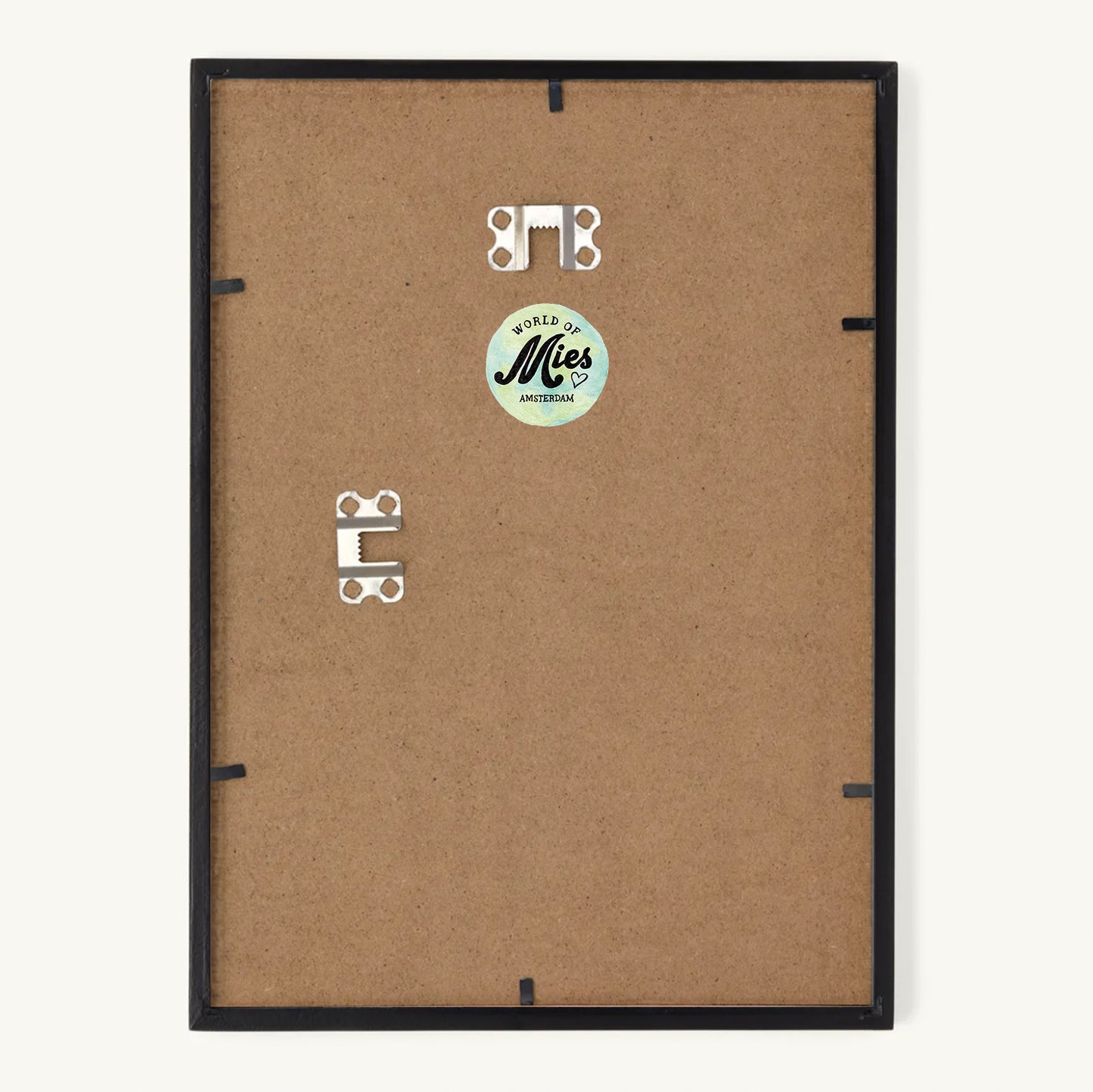 A4 frame black wood