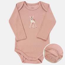 Afbeelding in Gallery-weergave laden, Meegroeiromper hertje - blush longsleeve