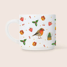 Load image into Gallery viewer, Ceramic Christmas mug rabbit