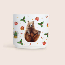 Load image into Gallery viewer, Ceramic Christmas mug rabbit
