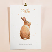 Lade das Bild in den Galerie-Viewer, Tierposter mit Kaninchen