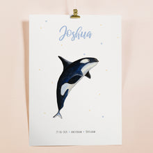 Lade das Bild in den Galerie-Viewer, Tierposter mit Orca