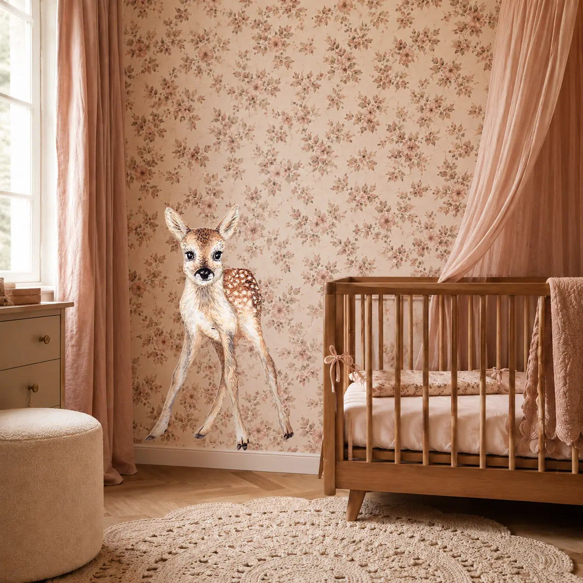Wallsticker baby leopard