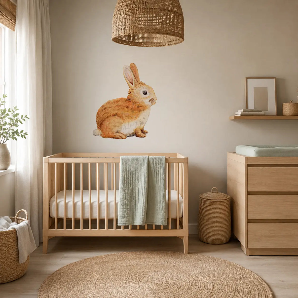 Wallsticker baby leopard