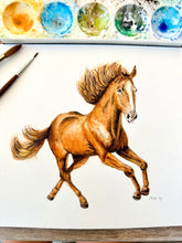 Load image into Gallery viewer, Original watercolour monkey