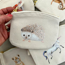Afbeelding in Gallery-weergave laden, Canvas portemonnee egel