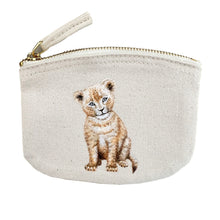 Afbeelding in Gallery-weergave laden, Canvas portemonnee leeuwtje