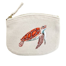 Afbeelding in Gallery-weergave laden, Canvas portemonnee zeeschildpad