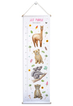 Lade das Bild in den Galerie-Viewer, Wachstumsmesslatte Tropisch für Kinder mit Namen