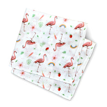 Load image into Gallery viewer, Hydrofiele doeken met flamingo voor baby