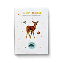 Afbeelding in Gallery-weergave laden, kerstkaarten Mies to Go christmas cards handgeschilderd dieren kerstmis kaartje ansichtkaart postcard greeting card feestdagen nieuwjaarskaart
