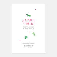 Lade das Bild in den Galerie-Viewer, Geburtsanzeige Hirschmädchen - Muster