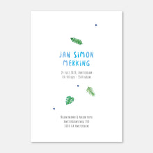 Afbeelding in Gallery-weergave laden, Geboortekaartje hert jongen - sample