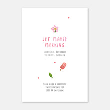 Lade das Bild in den Galerie-Viewer, Geburtsanzeige Elefantenmädchen - Muster