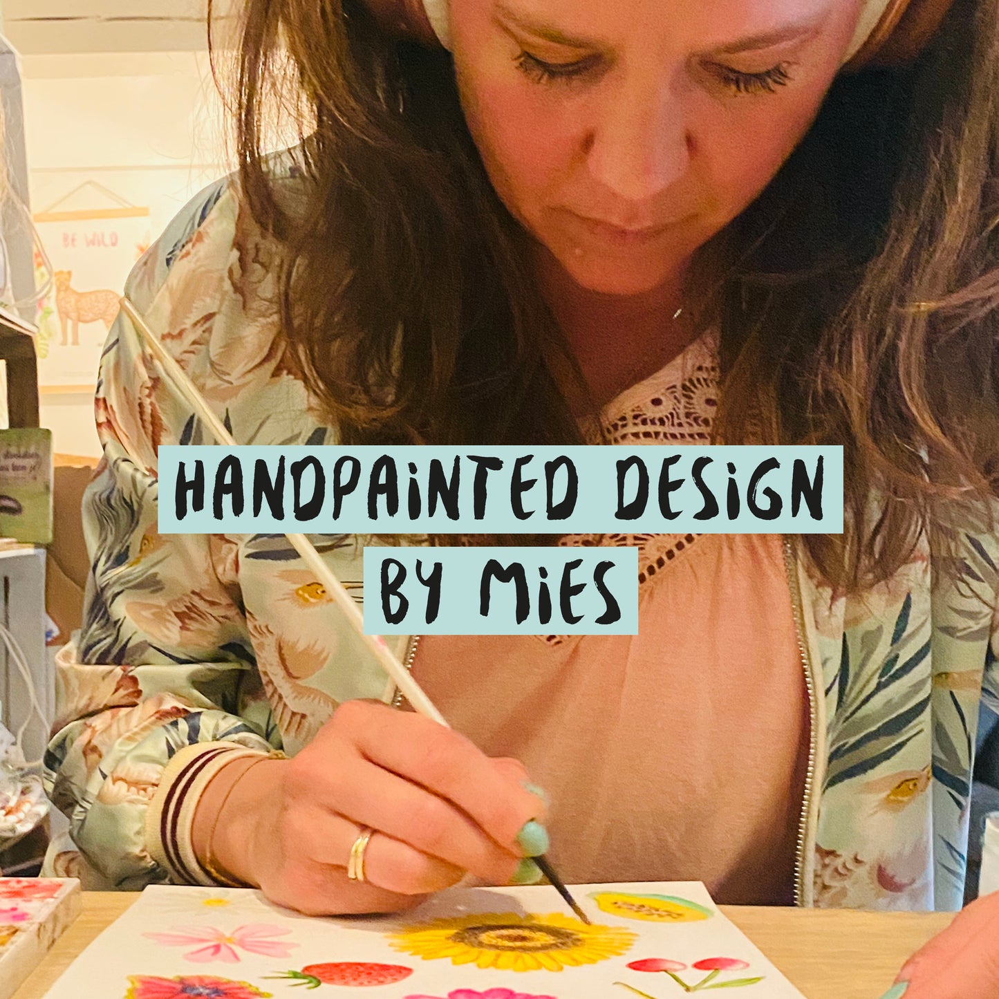 handpainted design by Mies to Go handgeschilderd aquarel dieren watercolour