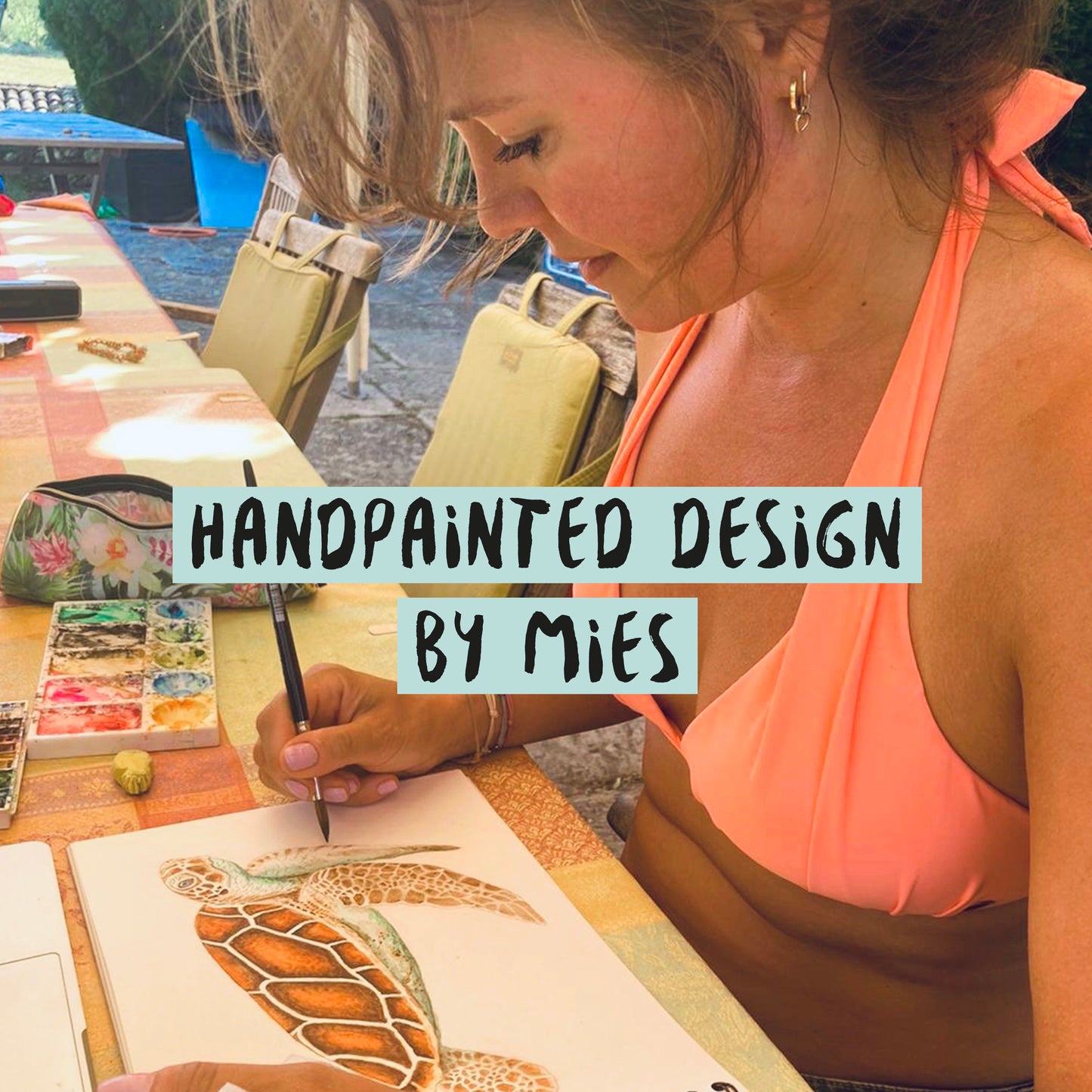 handpainted design by Mies to Go handgeschilderd aquarel dieren watercolour