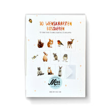 Lade das Bild in den Galerie-Viewer, 10 Grußkarten Waldtiere mit Umschlag