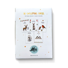 Load image into Gallery viewer, 10 Christmas cards English with envelope