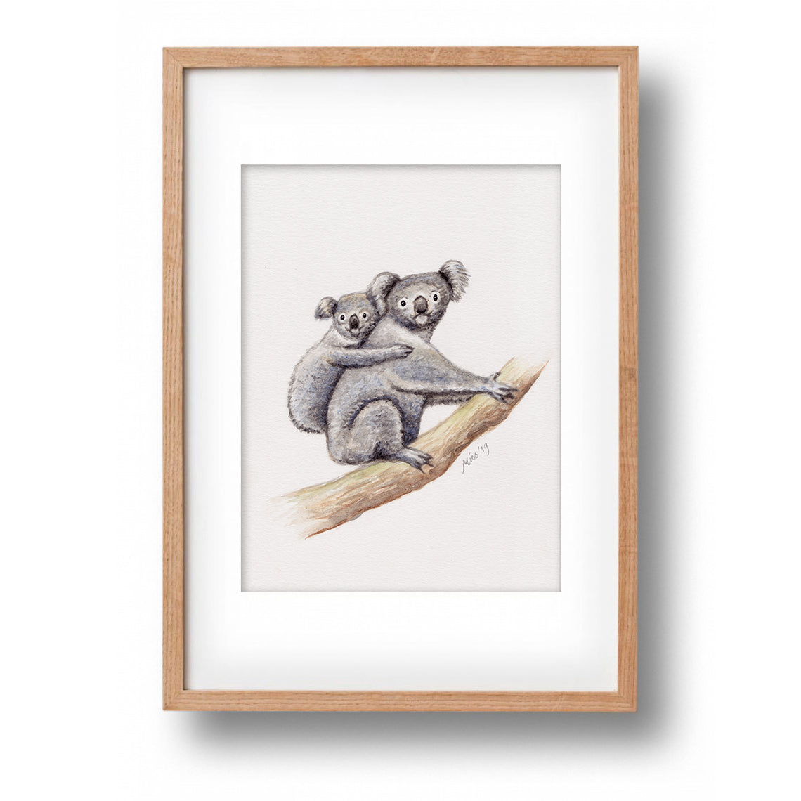 Original watercolour koala