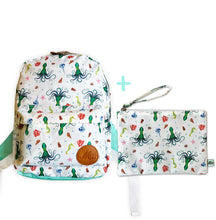 Lade das Bild in den Galerie-Viewer, Kinderrucksack + Federmäppchen Oktopus