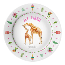Load image into Gallery viewer, Geboortebordje giraf met naam