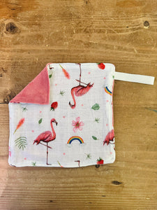 Pacifier cloth flamingo hydrophilic