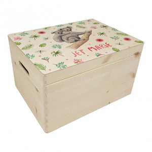 Memorybox koala met naam