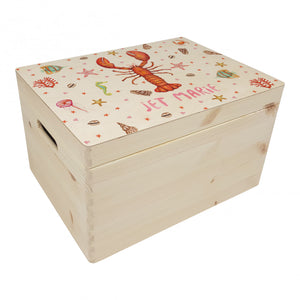 Memorybox kreeft met naam