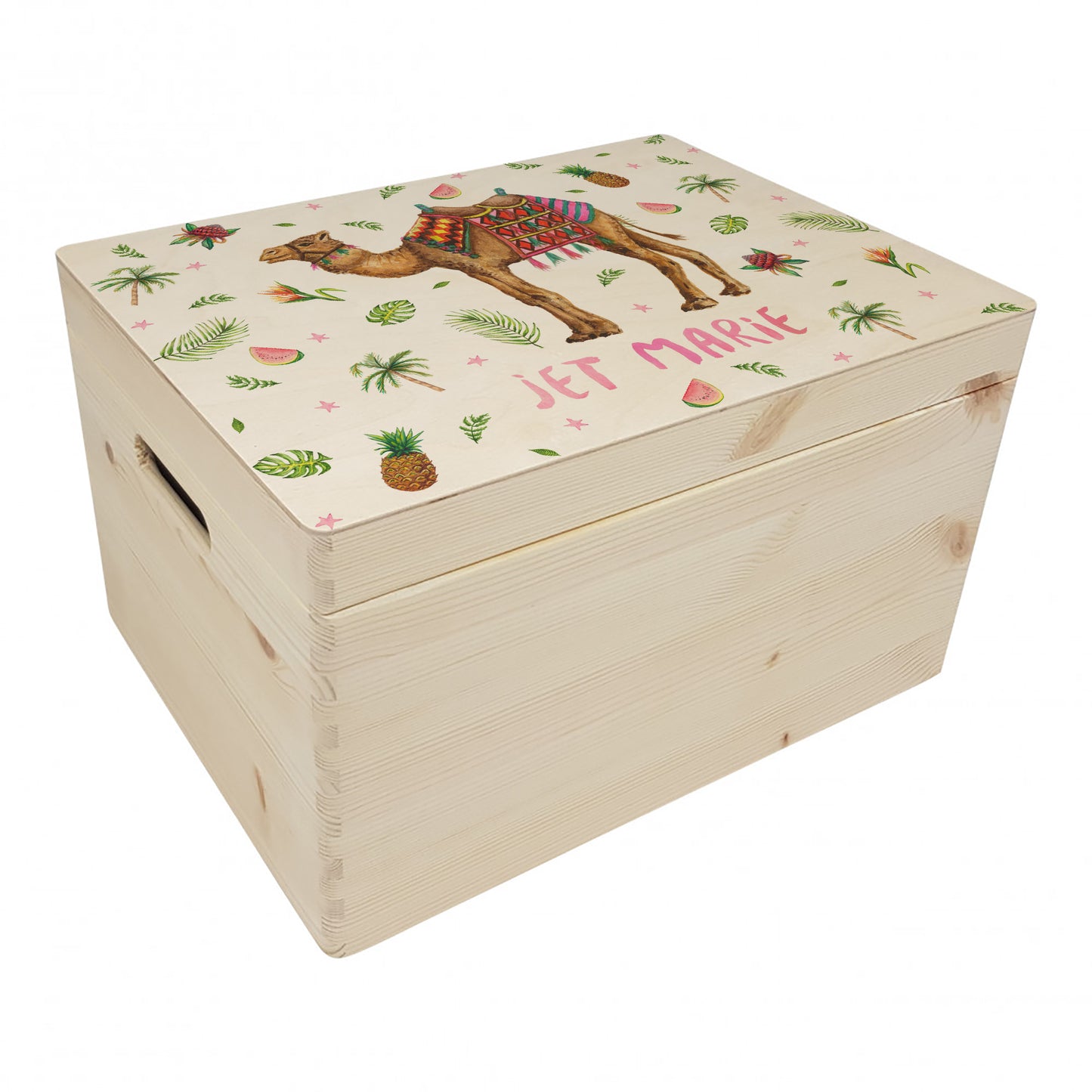 Erinnerungsbox Kamel mit Namen